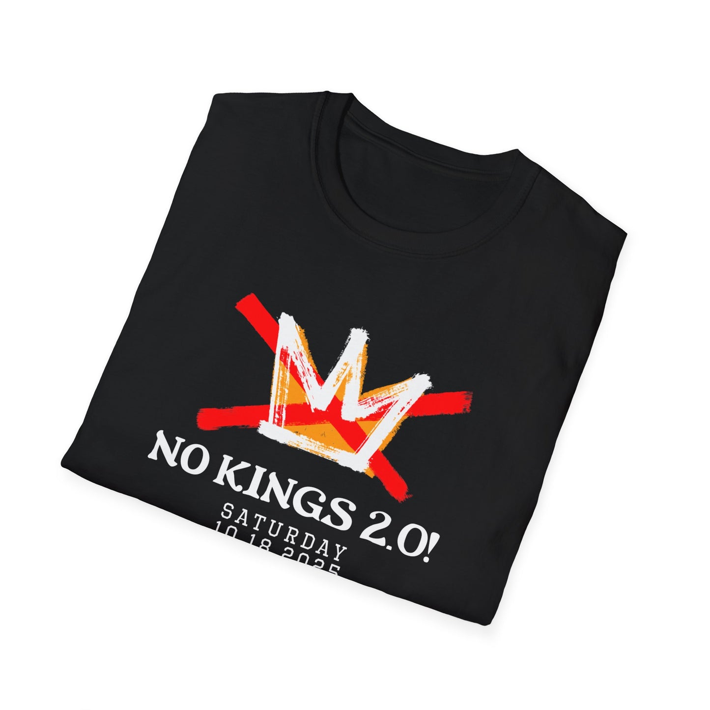 "No Kings 2.0: Declaration on Back"