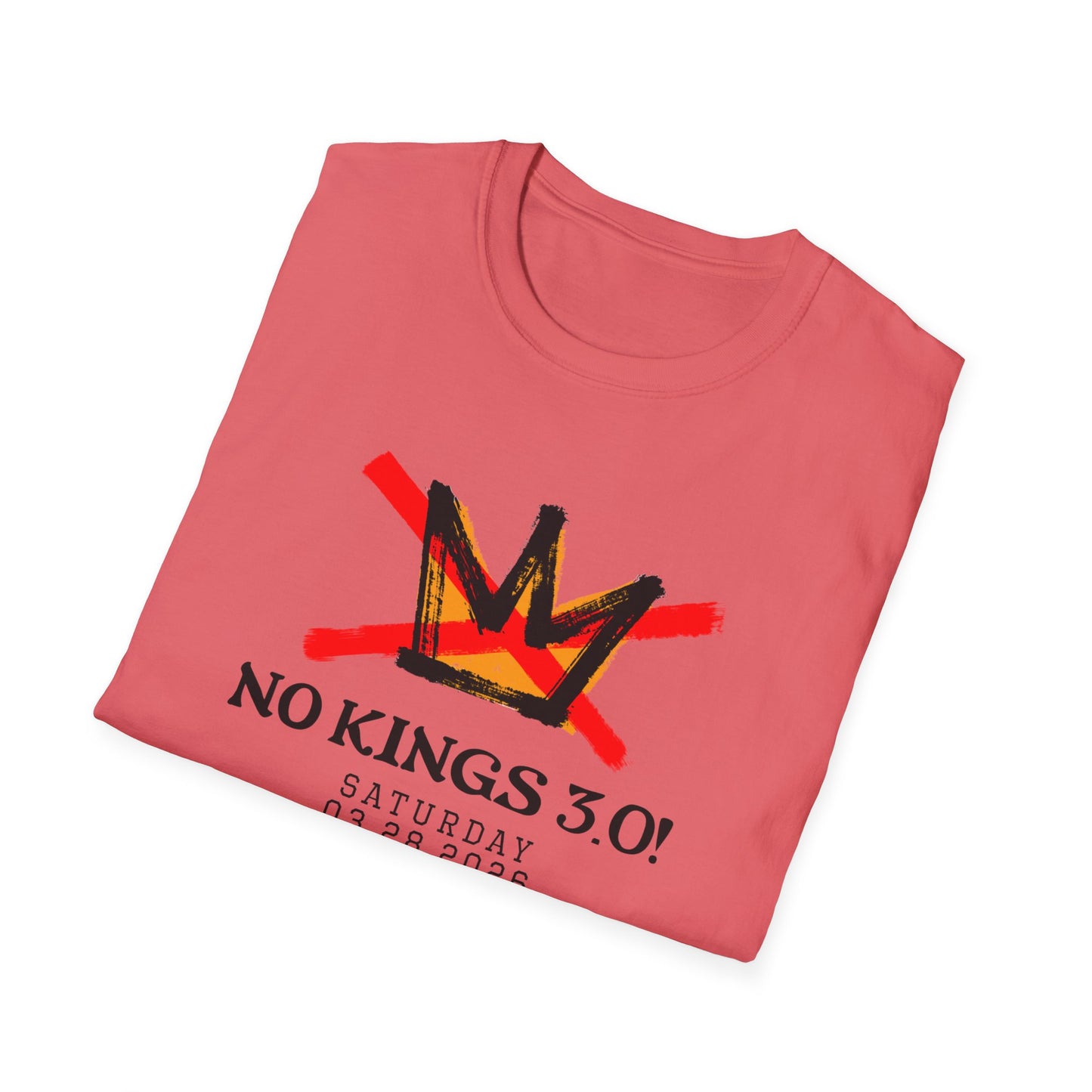 "No Kings 3.0: Declaration on Back"