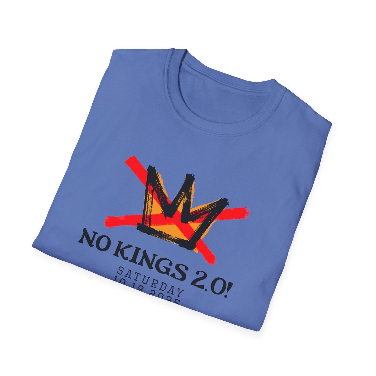 "No Kings 2.0: Declaration on Back"
