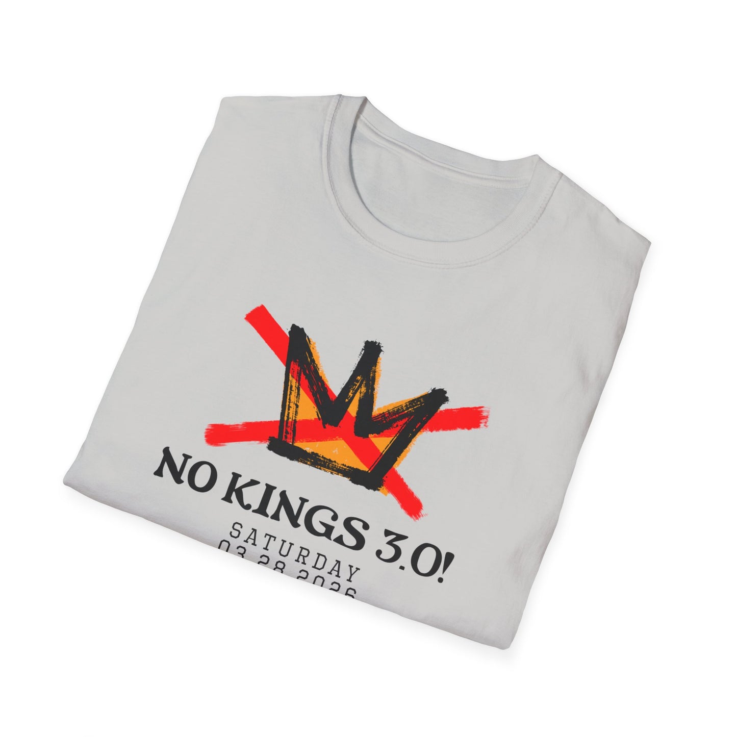 "No Kings 3.0: Declaration on Back"