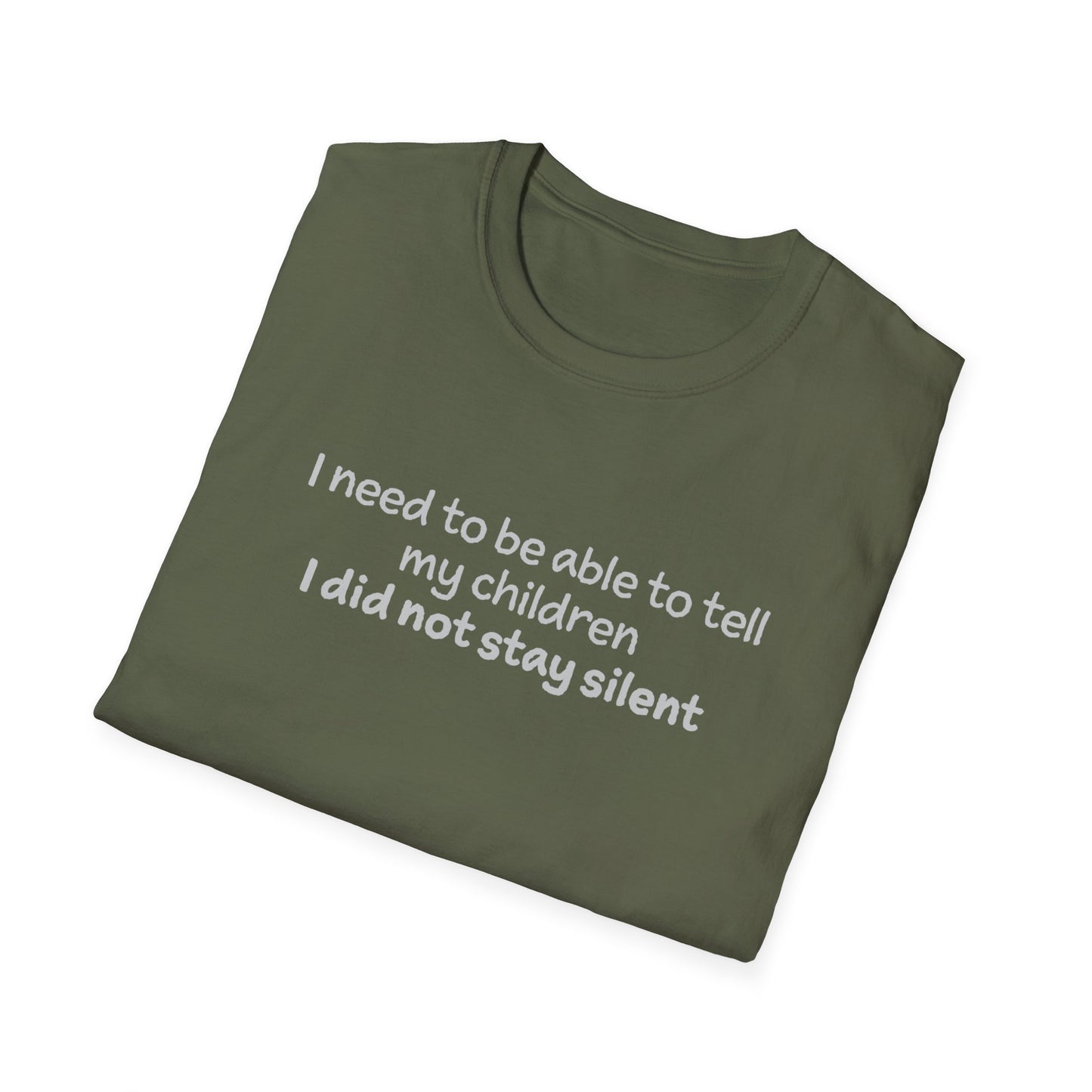 "I Did not Stay Silent"