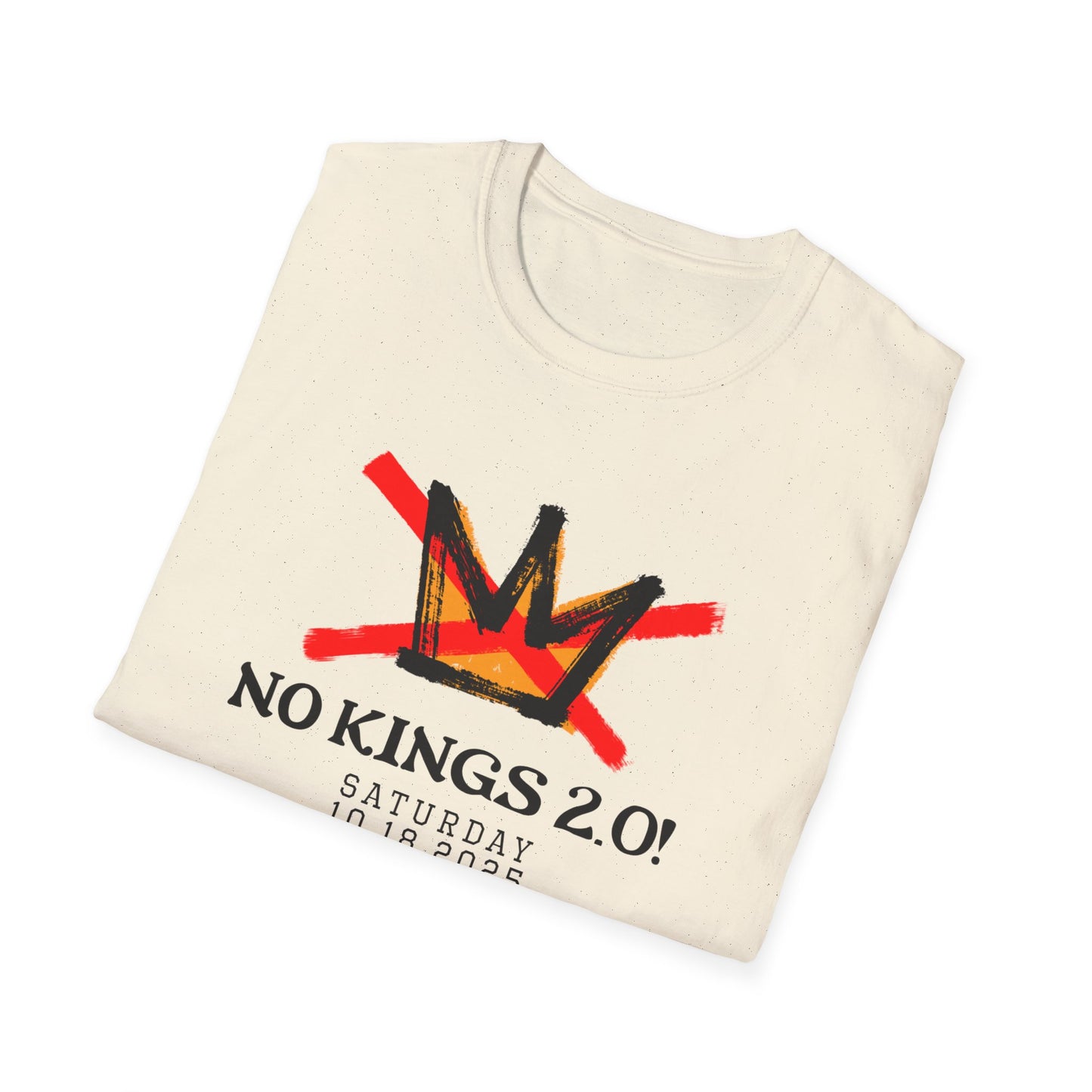 "No Kings 2.0: Declaration on Back"