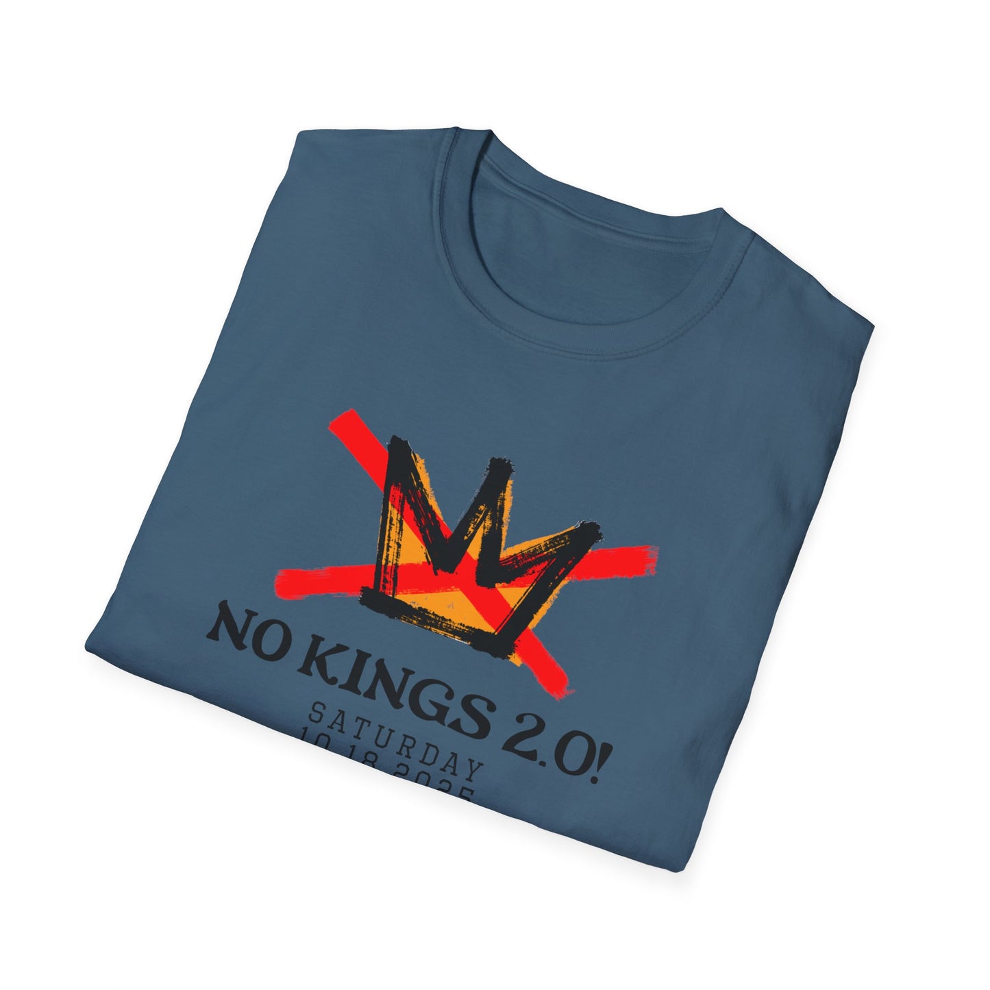 "No Kings 2.0: Declaration on Back"